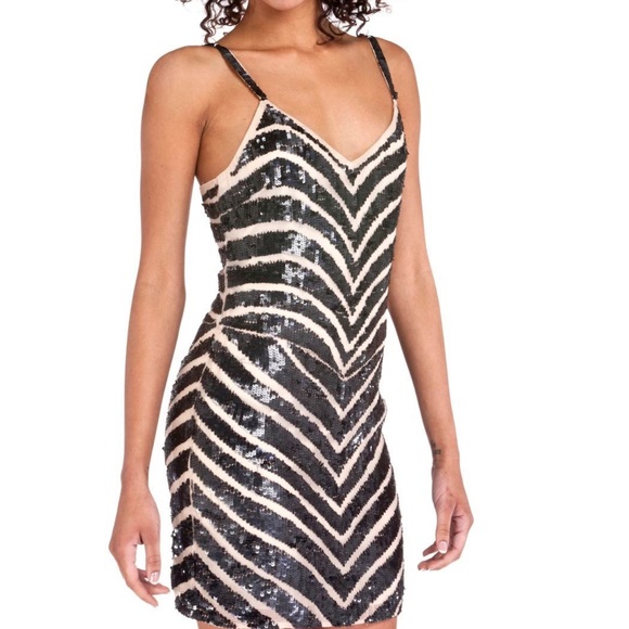PARKER sequin mini dress size small - Picture 2 of 13